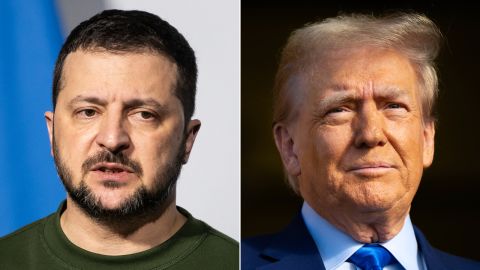 Volodymyr Zelensky y Donald Trump