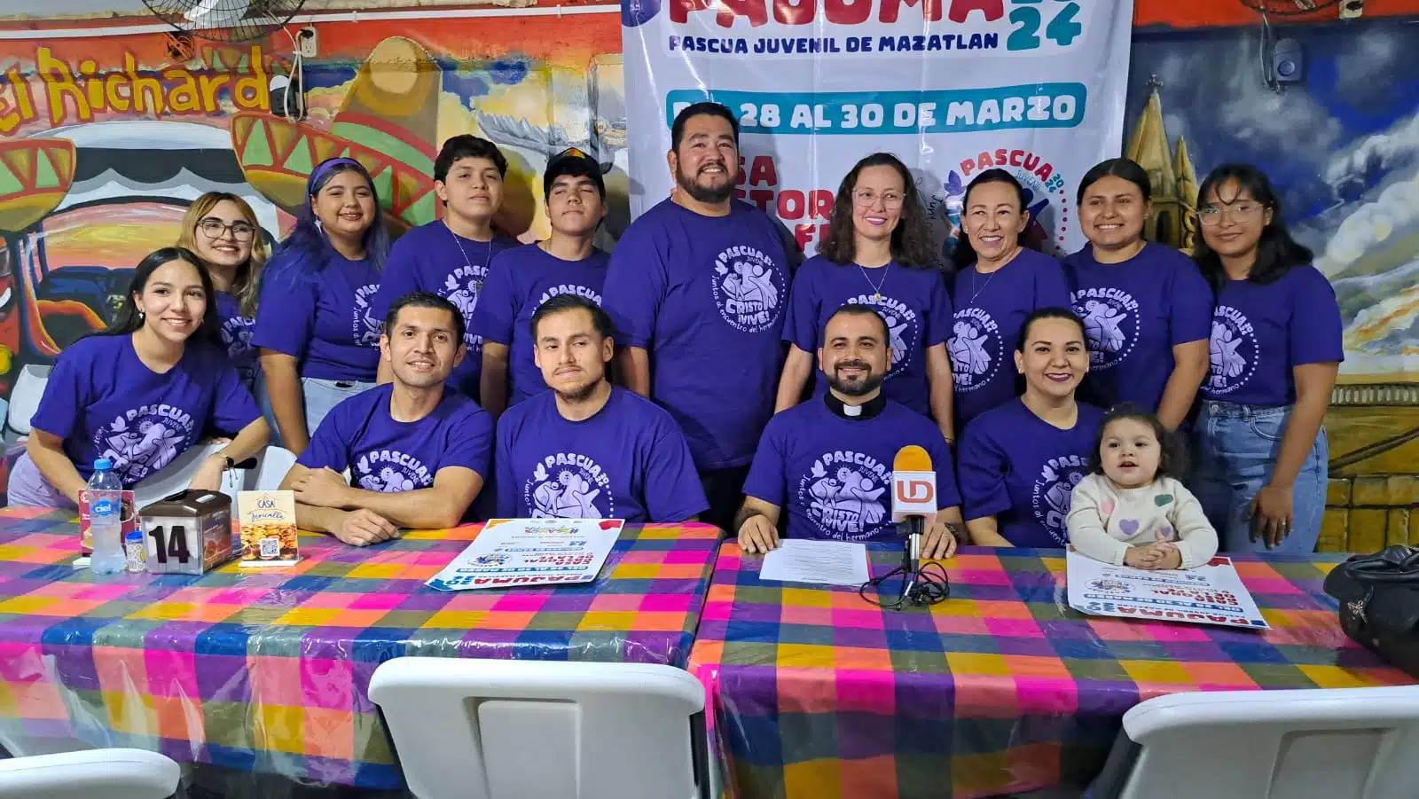 Conferencia de prensa para anunciar la Pascua Juvenil Mazatlán 2024