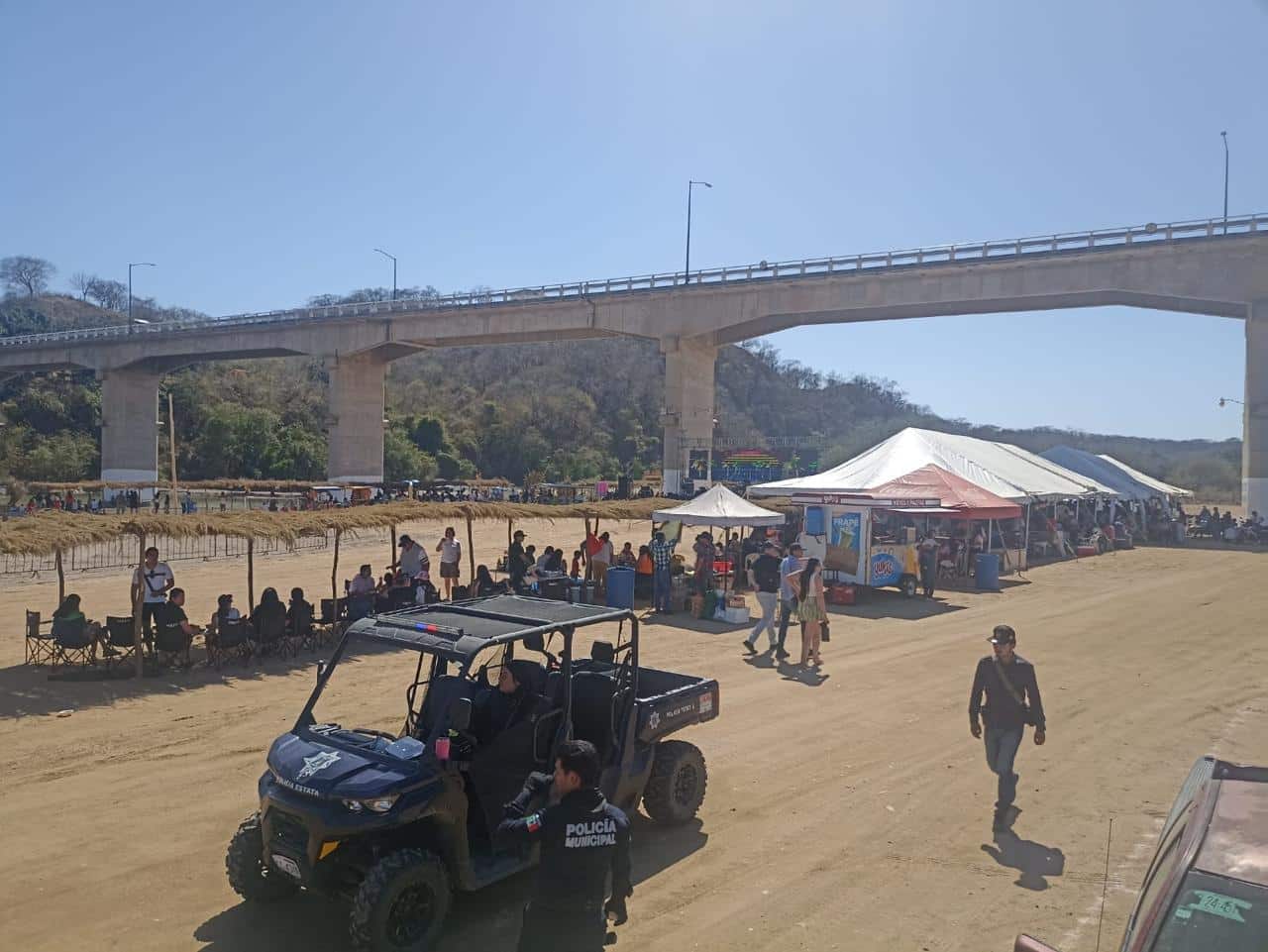 Una gran afluencia de visitantes se mostró en el municipio, así como la presencia de las autoridades en esta Semana Santa en San Ignacio