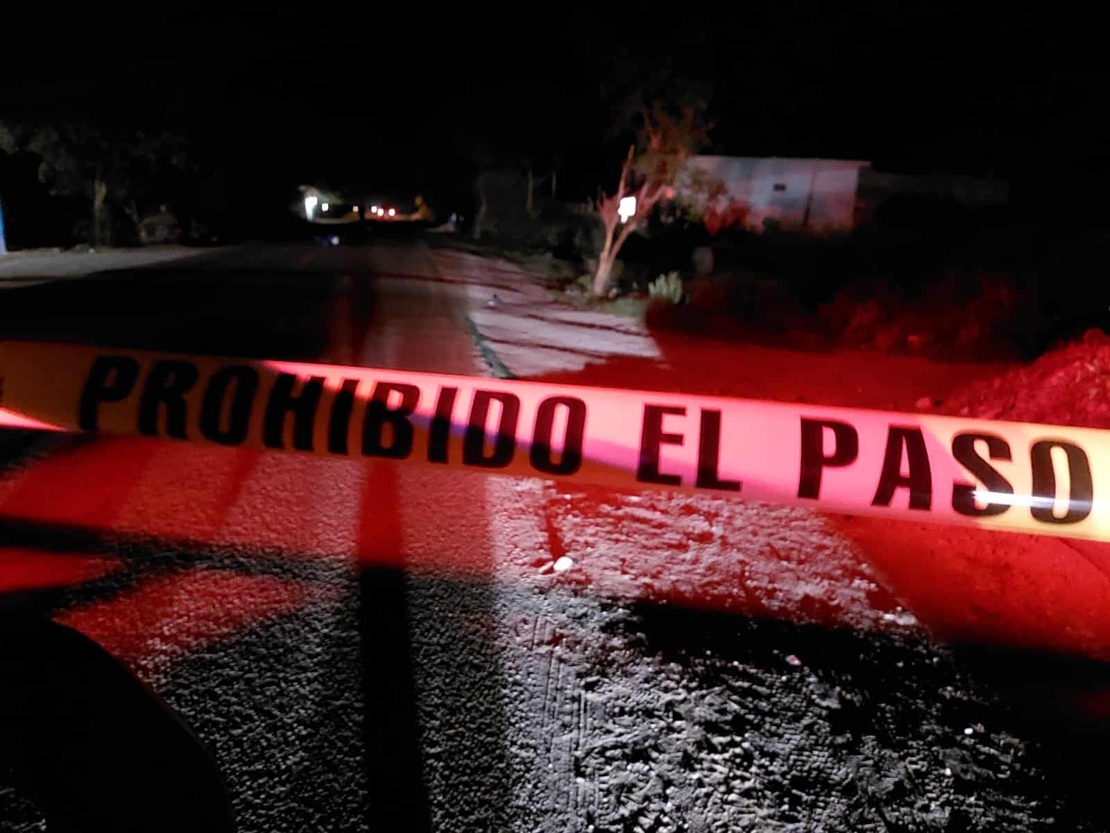 Cinta policial con la cita 
