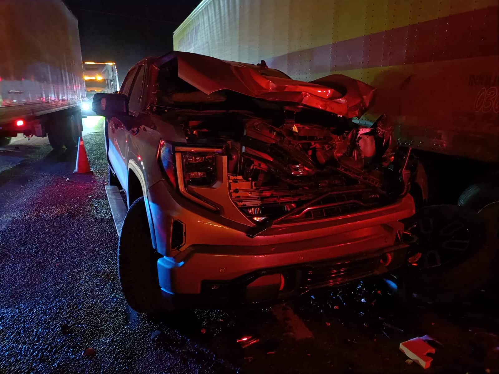 Vehículos involucrados en el accidente en La Costera