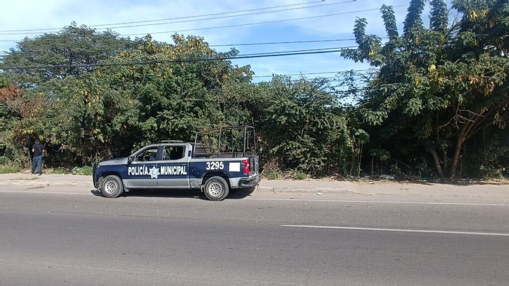 Policía Municipal en el lugar de los hechos