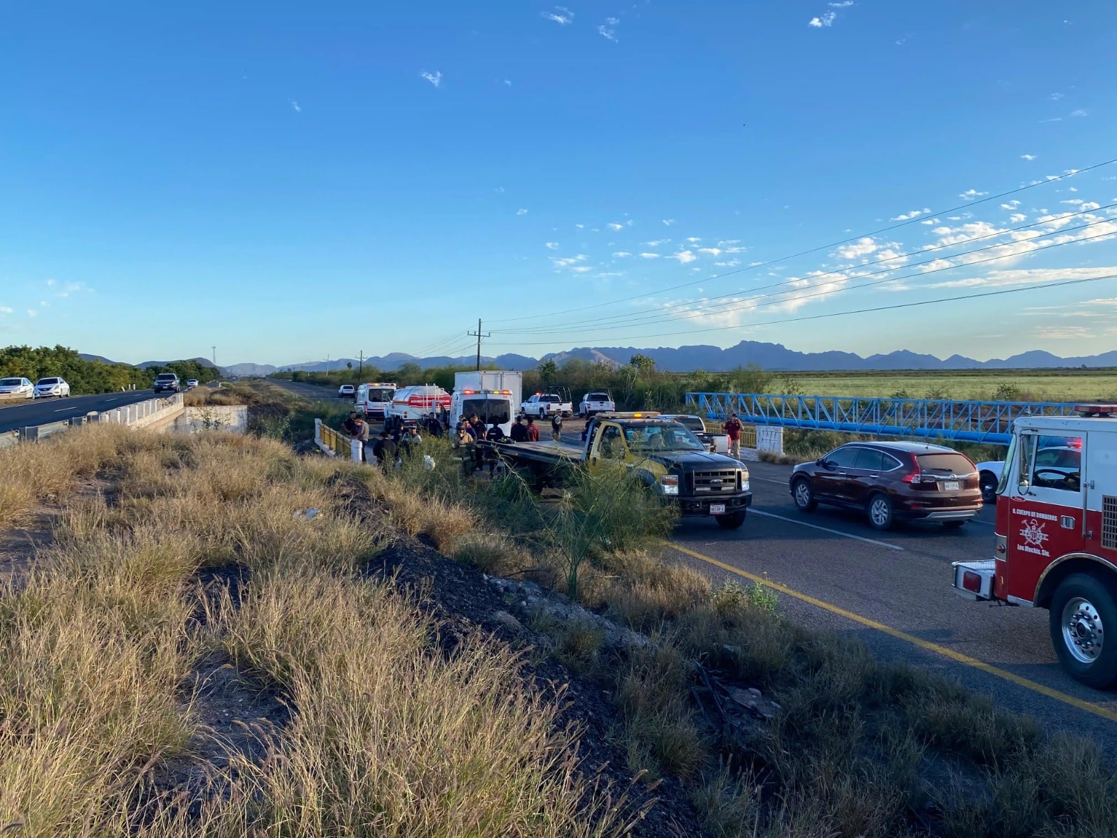 El accidente ocurrió en las inmediaciones del ejido Chihuahuita, El Carrizo