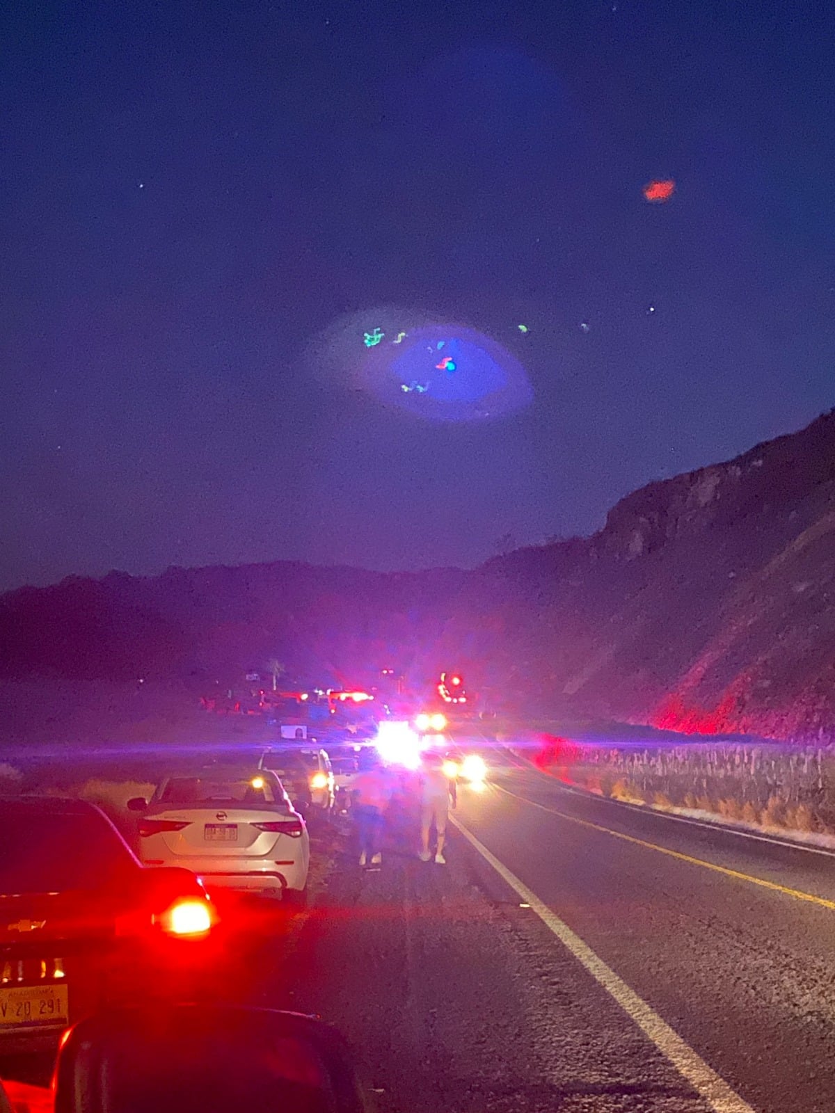 Carretera de Loreto donde el autobús cayó por un barranco