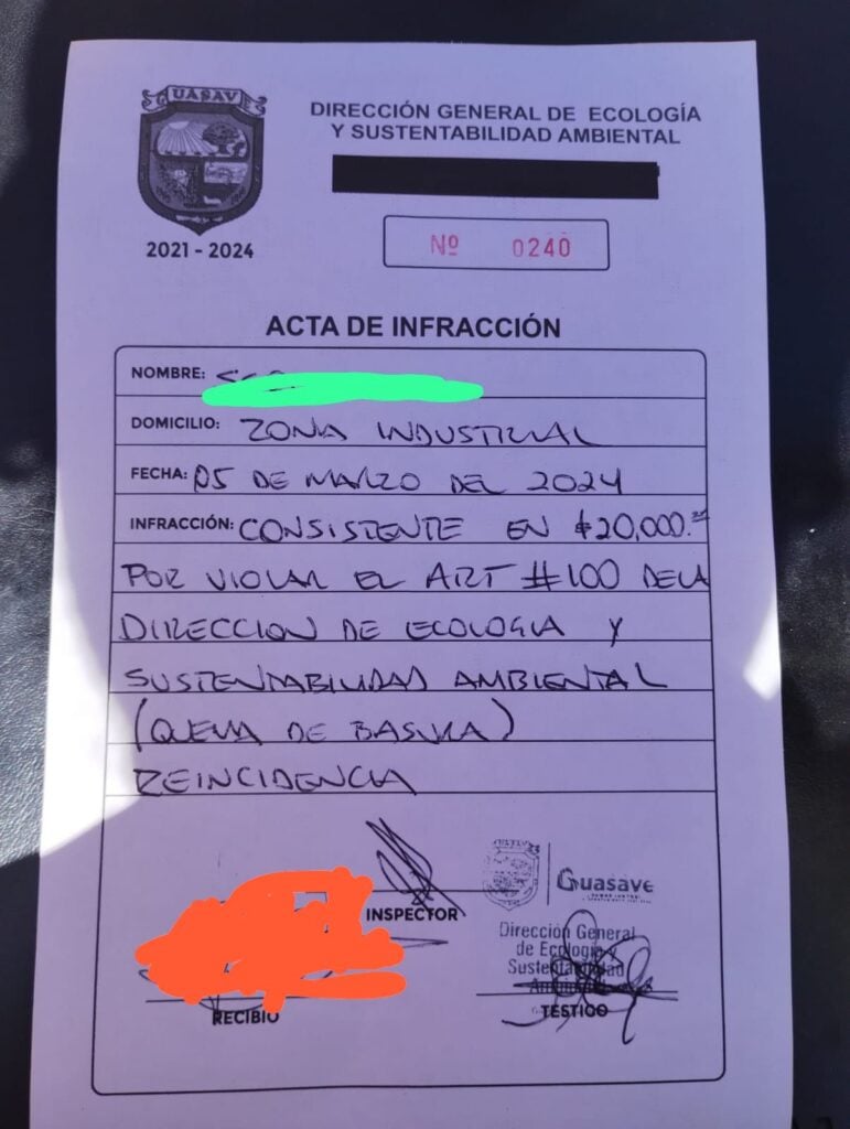 Acta de infracción