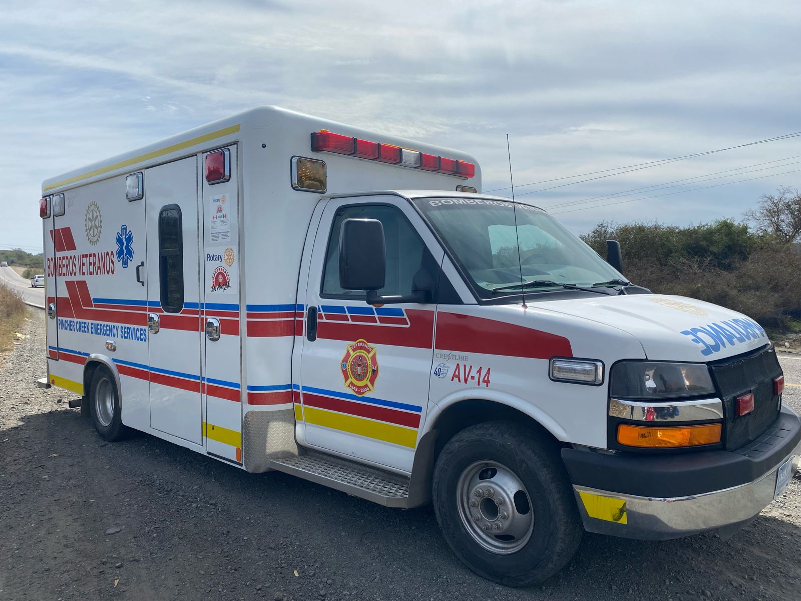 Ambulancia de Bomberos Veteranos de Mazatlán