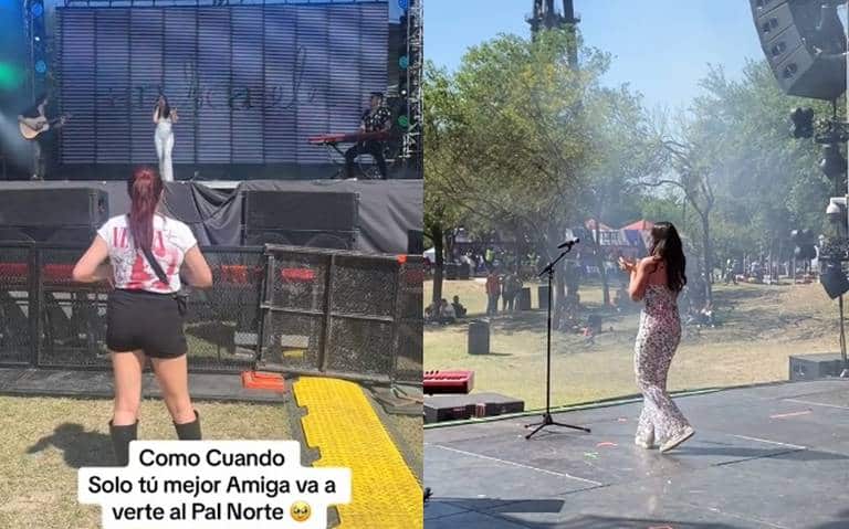 Andrea Ele, la cantante que dio concierto para una sola persona en Pal Norte