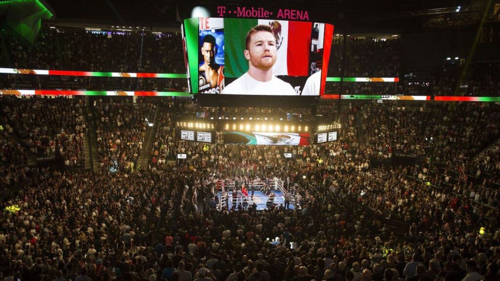 Así luce la T-Mobile Arena de Las Vegas, en uno de los combates de Saúl Álvarez