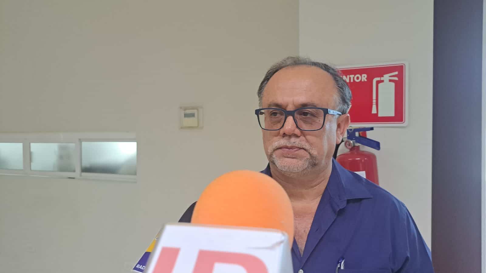 El jefe del Distrito de Riego 075 de la Comisión Nacional del (Conagua), Blas Espinoza Quintero, Jefe de Conagua.
