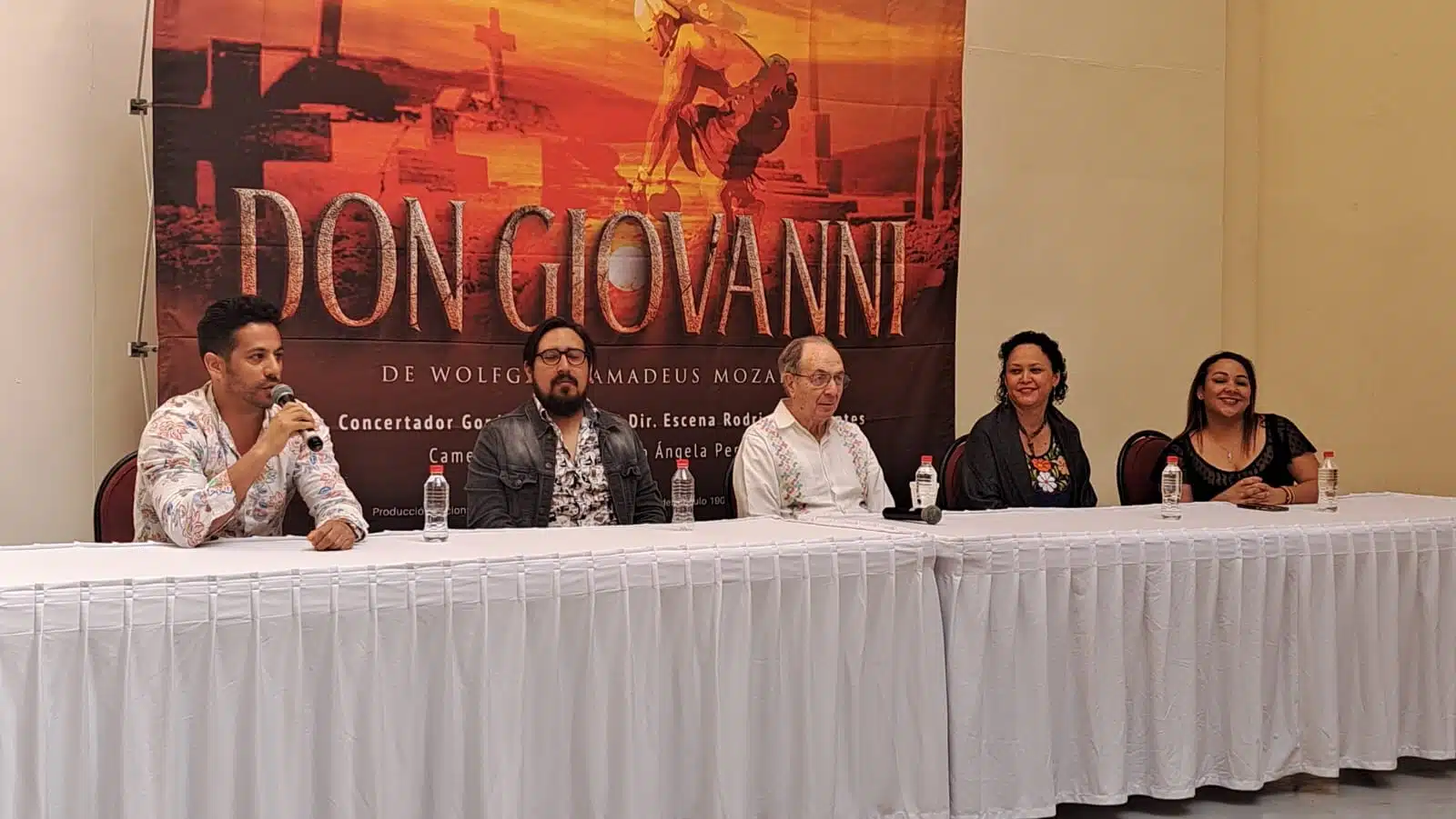 Rueda de prensa por ópera “Don Geovanni”