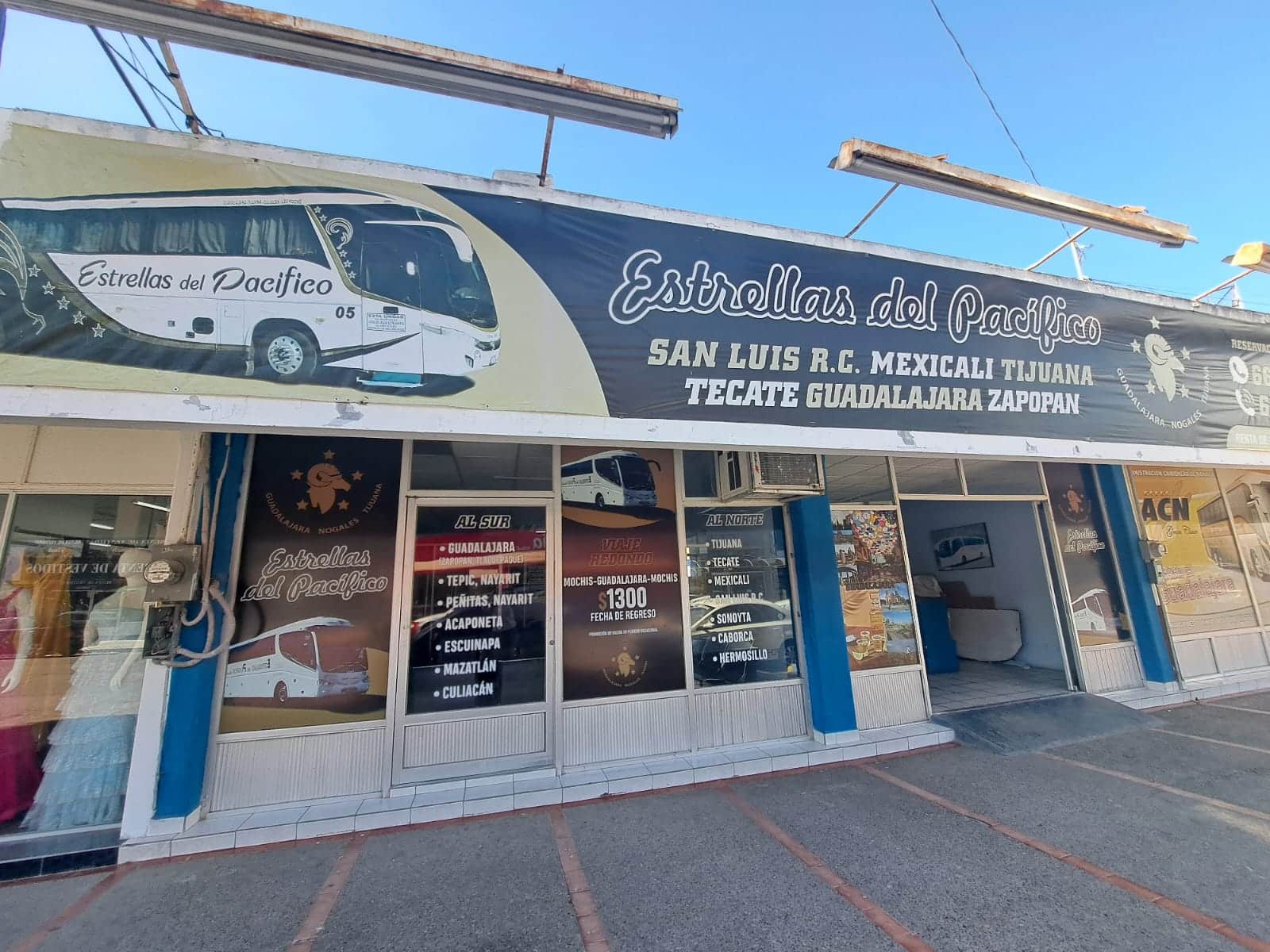 Central de autobuses, Estrellas del Pacifico
