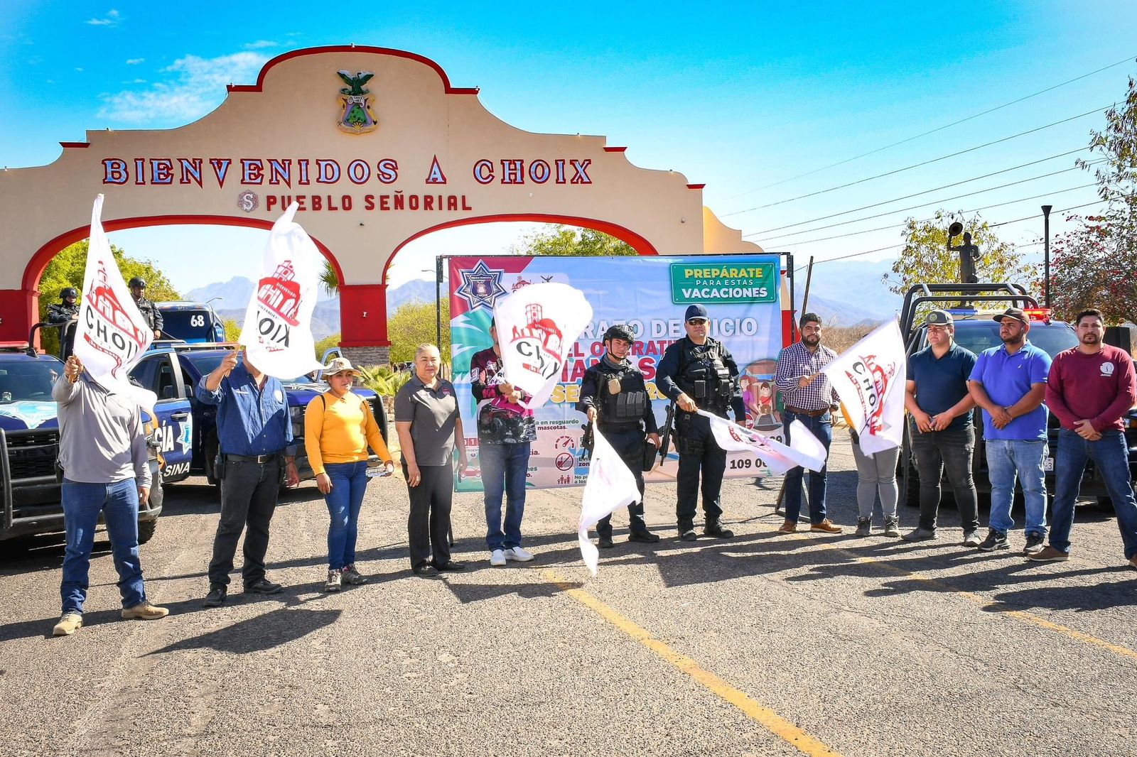 Choix inicia el operativo de seguridad por Semana Santa