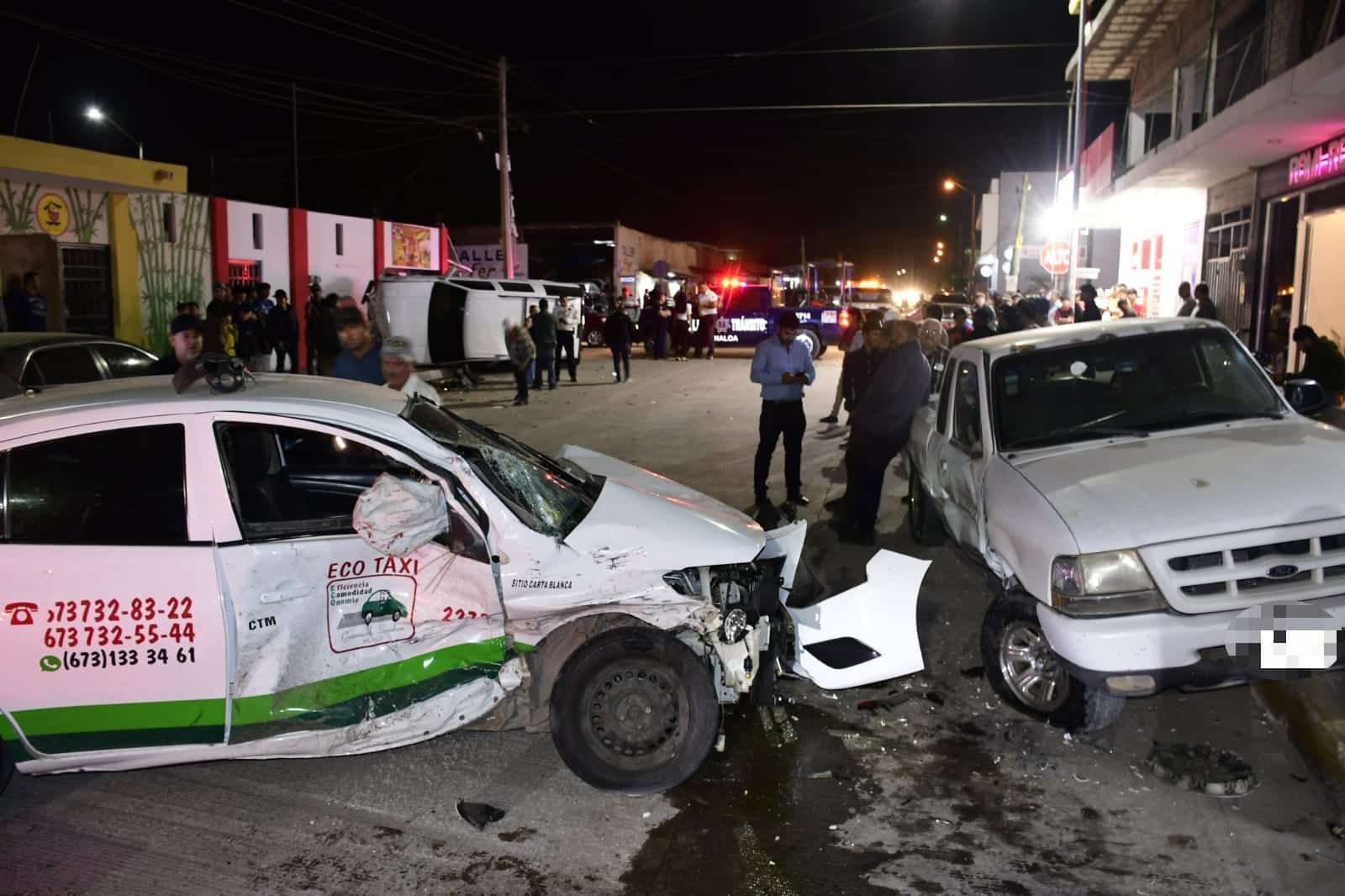 El militar retirado conducía el automóvil habilitado como taxi.