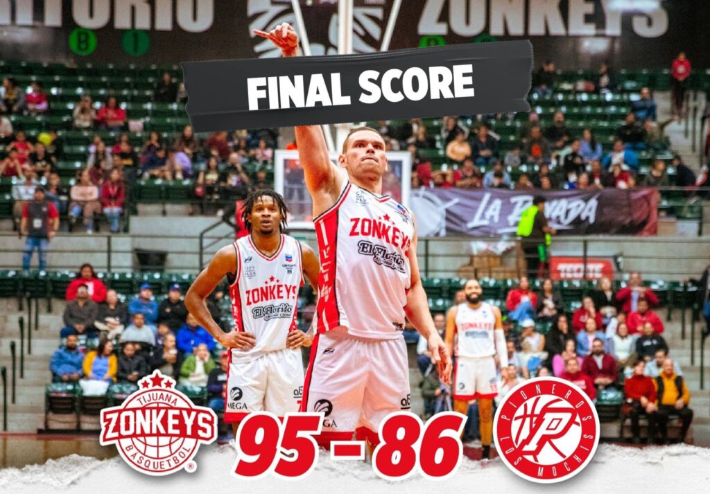 Zonkeys de Tijuana dominó los primeros dos cuartos