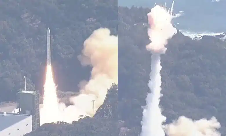 Cohete japonés explota tras su despegue