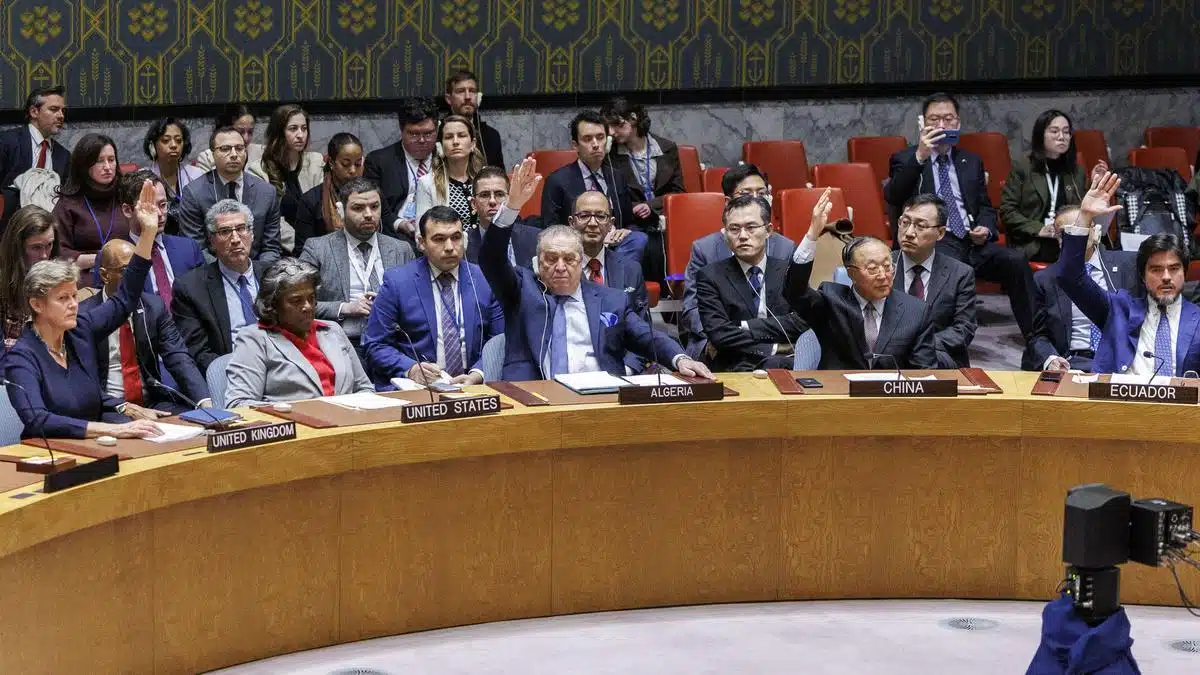Consejo de Seguridad de la ONU aprueba resolución que pide alto al fuego en Gaza
