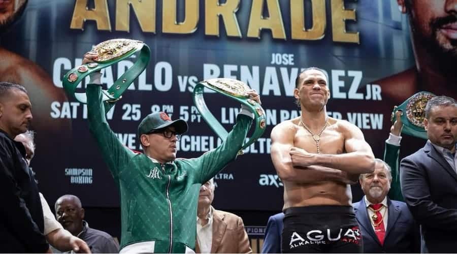 Luchador de boxeo David Benavidez