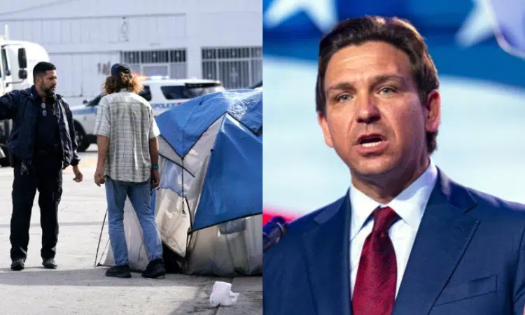 Ron DeSantis lanza proyecto de ley para prohibir a indigentes dormir en calles de Florida