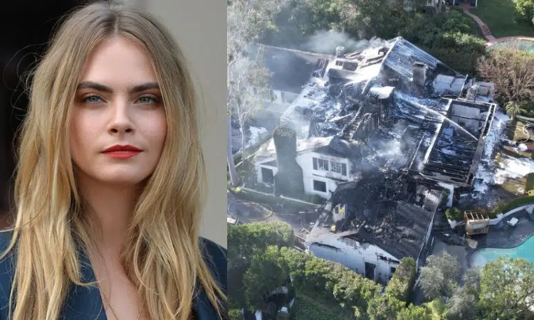 Incendio consume la mansión de Cara Delevingne en Los Ángeles