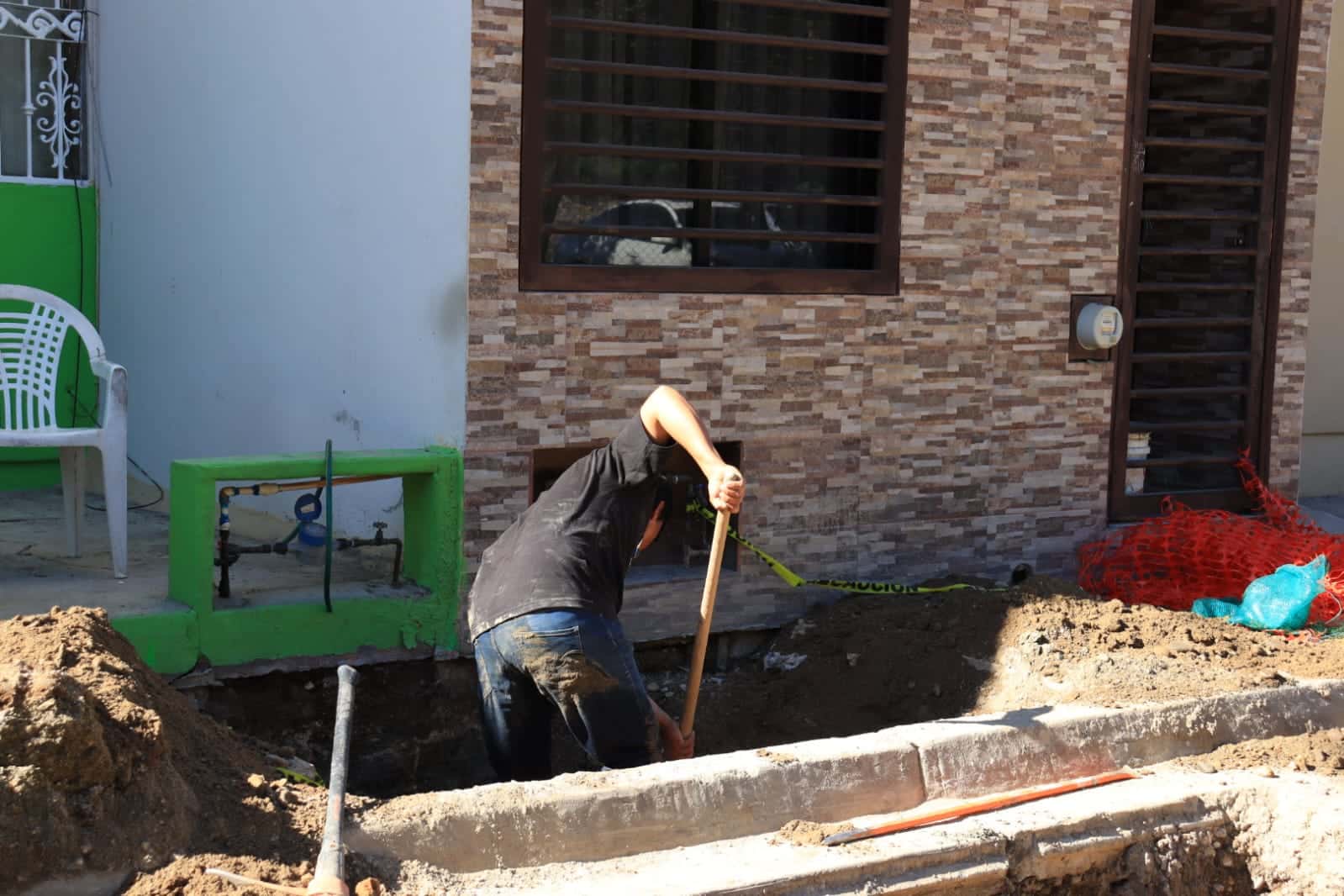 Drenaje en el Infonavit Alarcón en Mazatlán