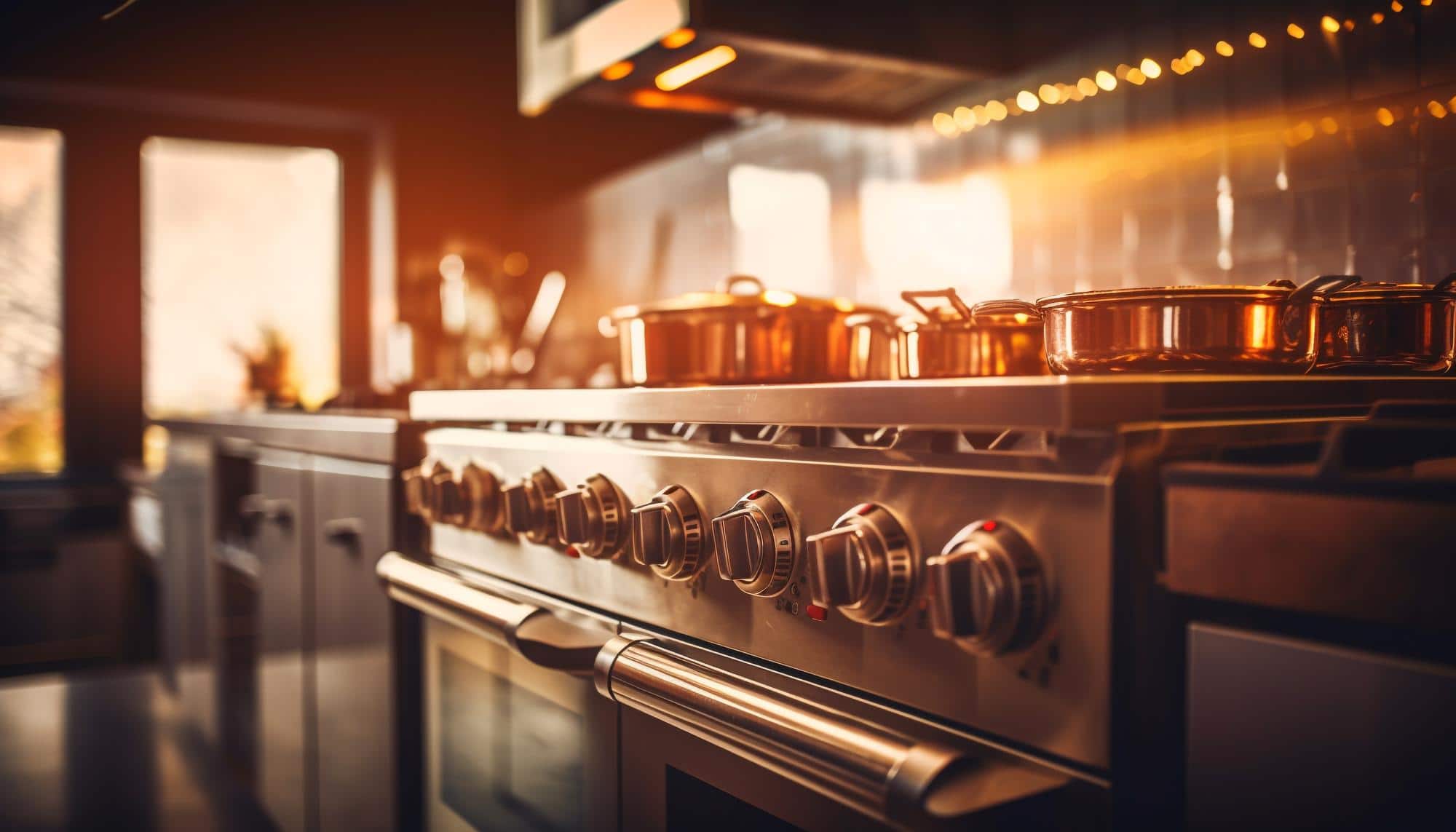 Estufa en una cocina