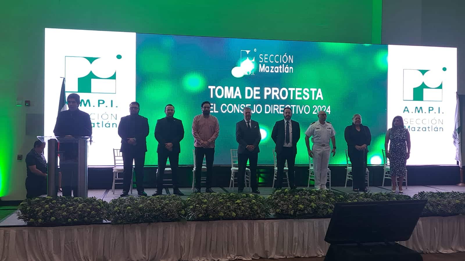 Evento del AMPI Mazatlán toma de protesta del consejo directivo