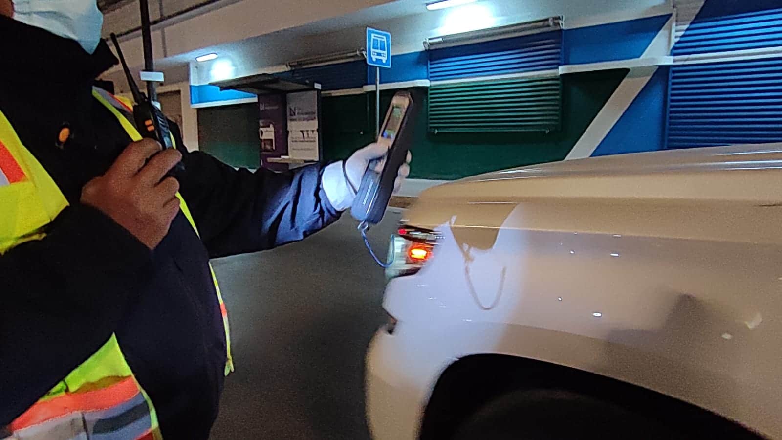 Prueba de alcoholimetría a conductores