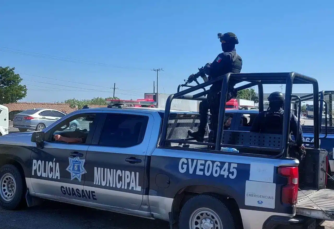 Patrulla de la policía municipal de Guasave