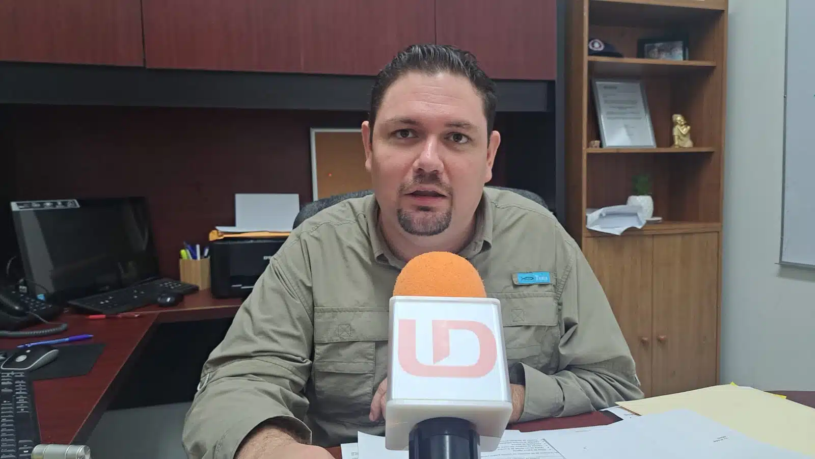 Héctor Daniel Brito Rojas en entrevista con Línea Directa en Mazatlán