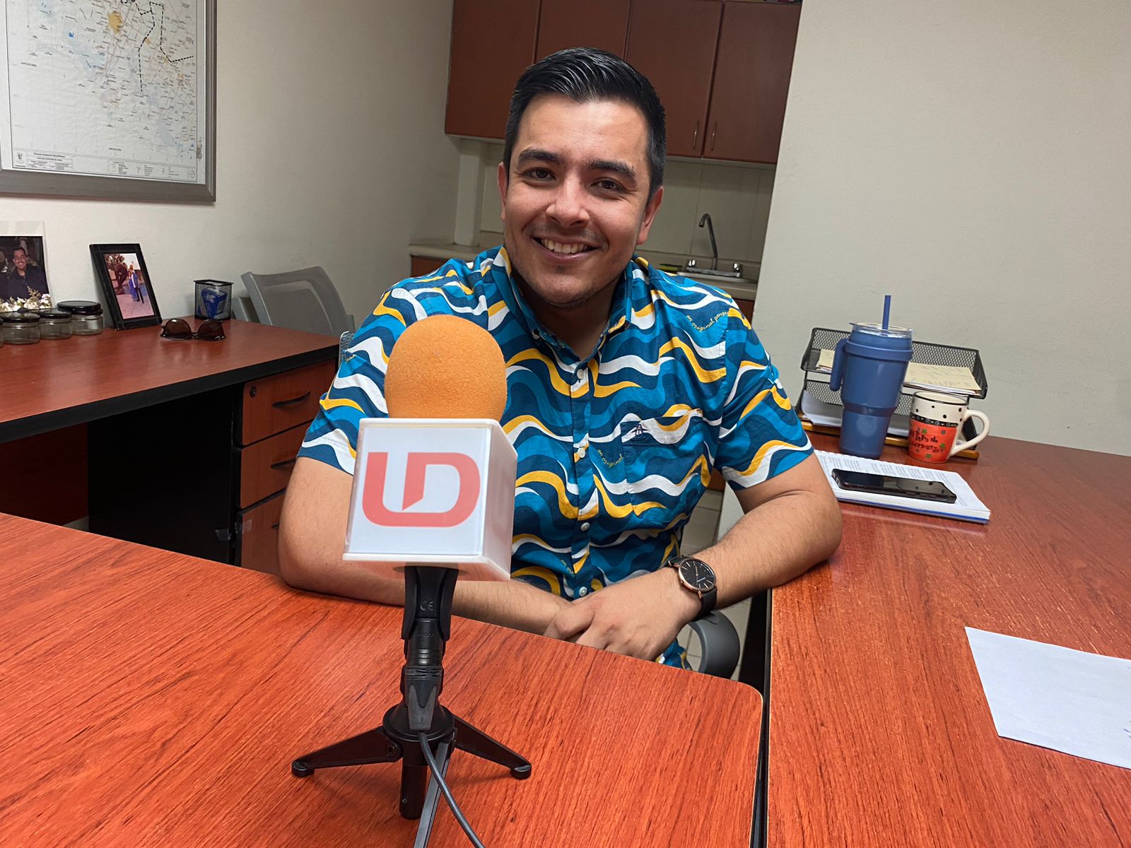 Héctor López Trevedan, delegado de Vialidad y Transporte en Los Mochis.