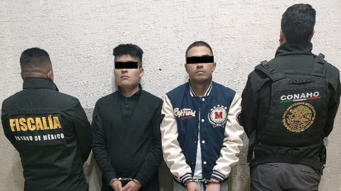 Hombres capturados por feminicidio