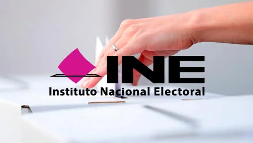 Imagen ilustrativa de las elecciones con el logotipo del Instituto Nacional Electoral