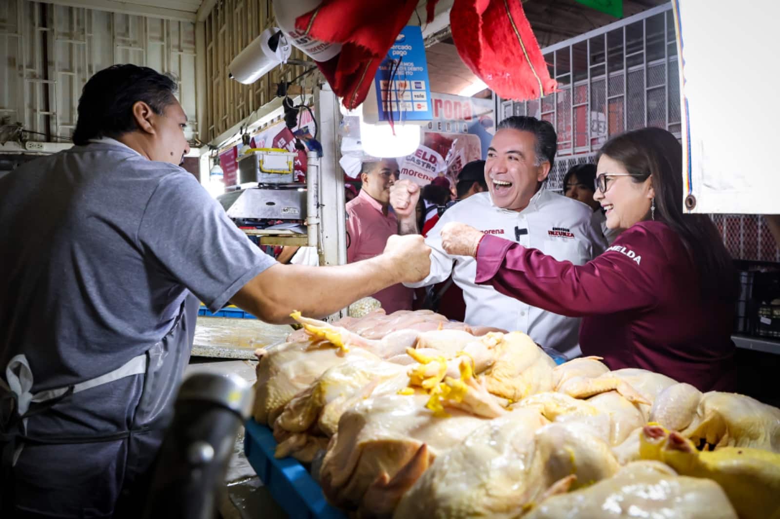 Candidatos al Senado de la República por el partido Morena, Imelda Castro Castro y Enrique Inzunza