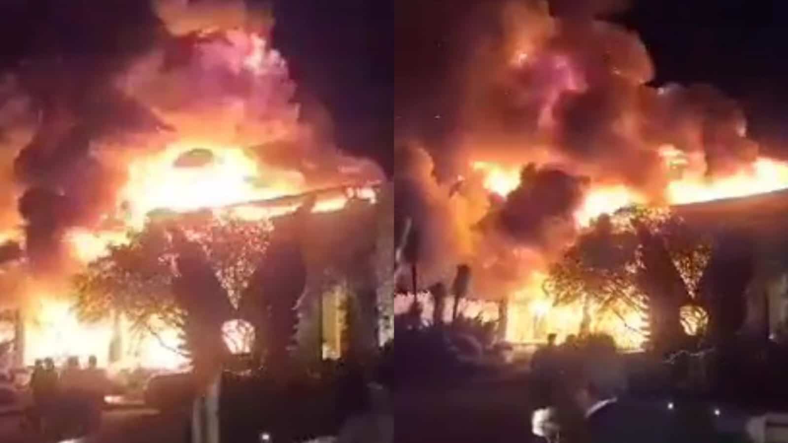 Sala de eventos se incendia durante boda en San Miguel Allende