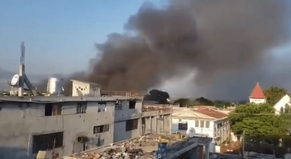 Reportan incendio en la mayor cárcel de Haití