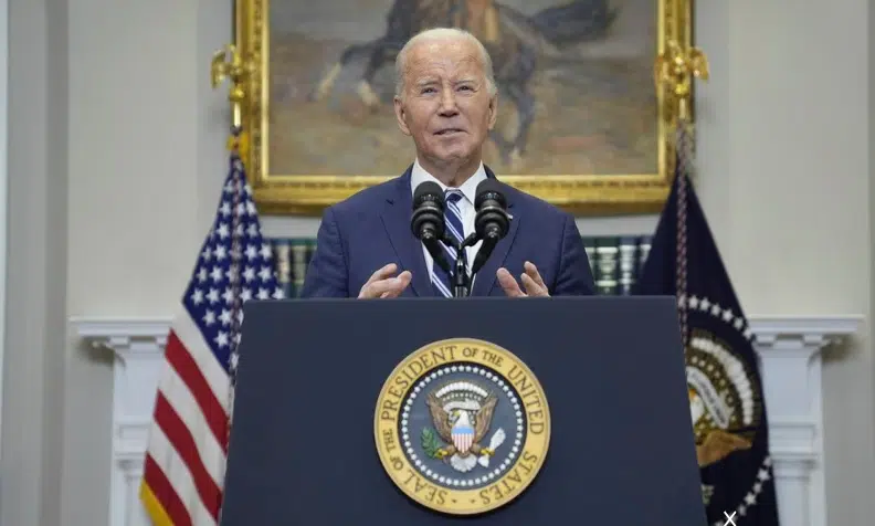 Joe Biden busca llevar ayuda por vía aérea a Gaza