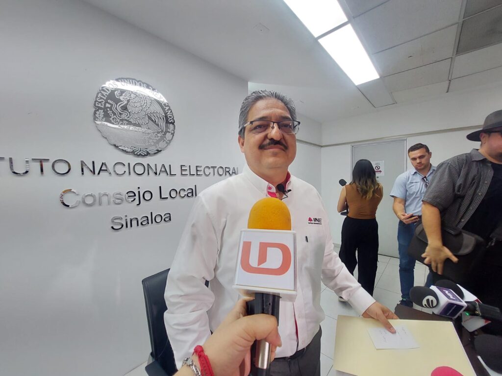 vocal ejecutivo del Instituto Nacional Electoral (INE) en Sinaloa, Jorge Luis Ruelas Miranda.