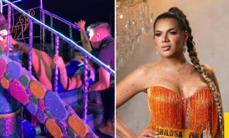 Kimberly 'La más preciosa' sufre aparatosa caída