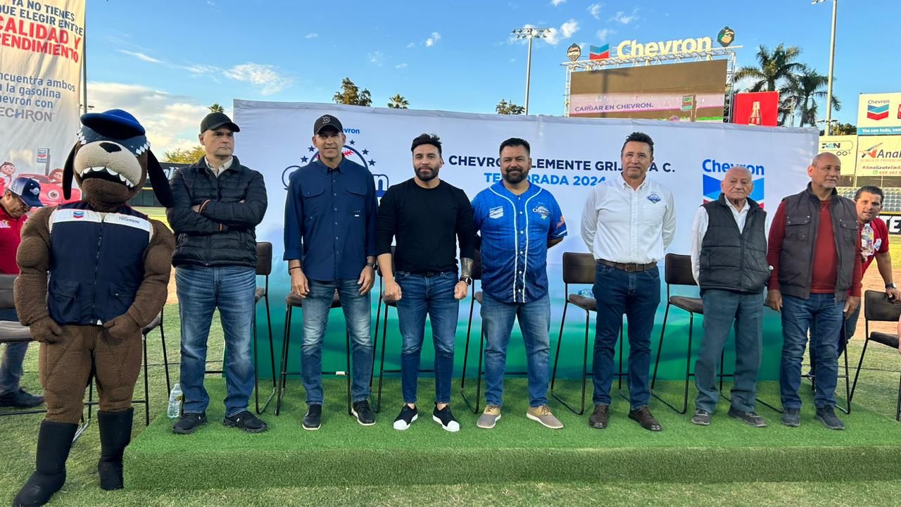 Inauguración de la Liga de Beisbol Chevron Clemente Grijalva en Los Mochis