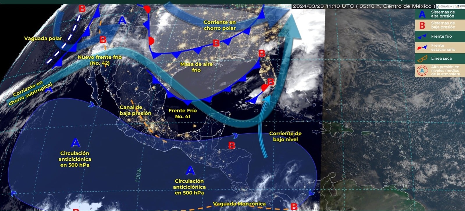 Mapa México clima
