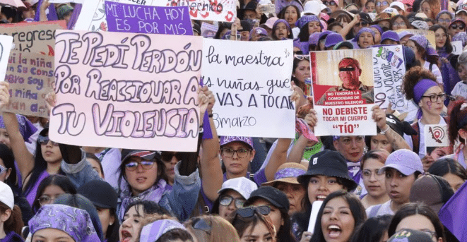 Marcha del 8M en CDMX