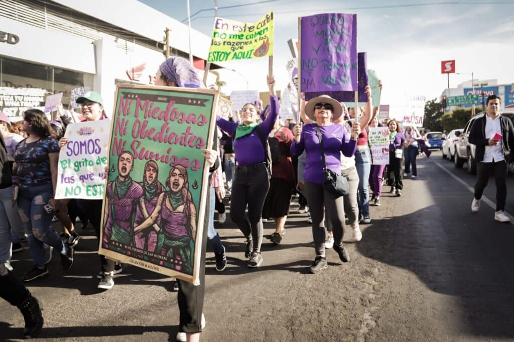 Marcha en Culiacán
