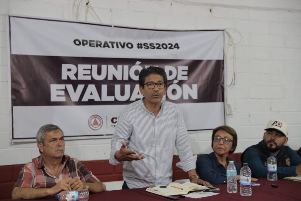 Martín Ahumada Quintero en la segunda reunión de evaluación de Semana Santa