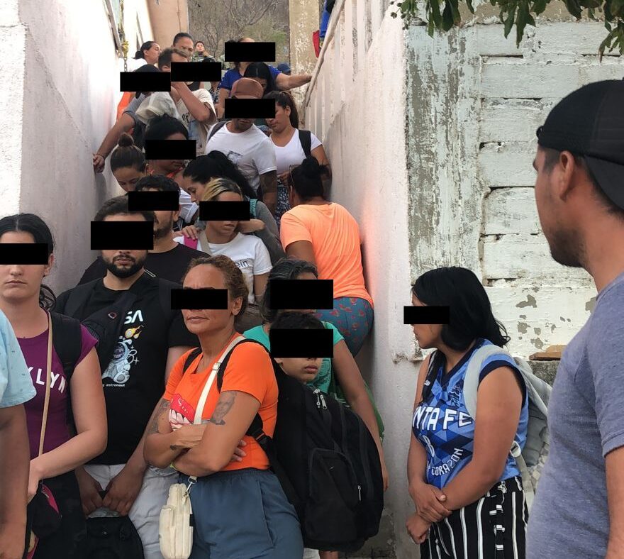 Migrantes en casa de Oaxaca