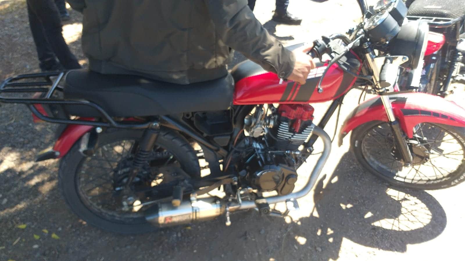 Motocicleta decomisada en Angostura