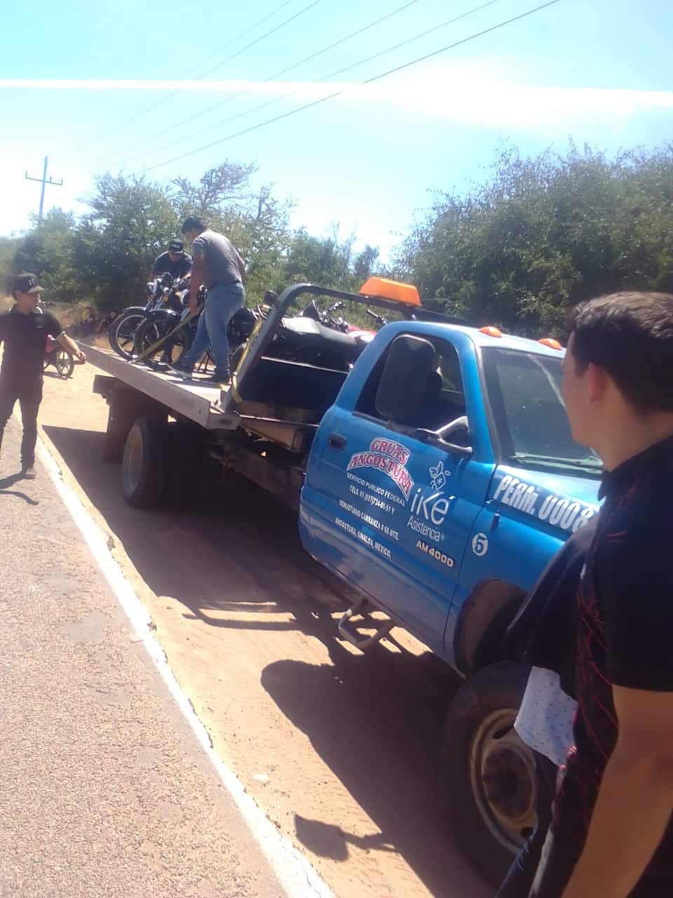 Motocicletas decomisadas en Angostura