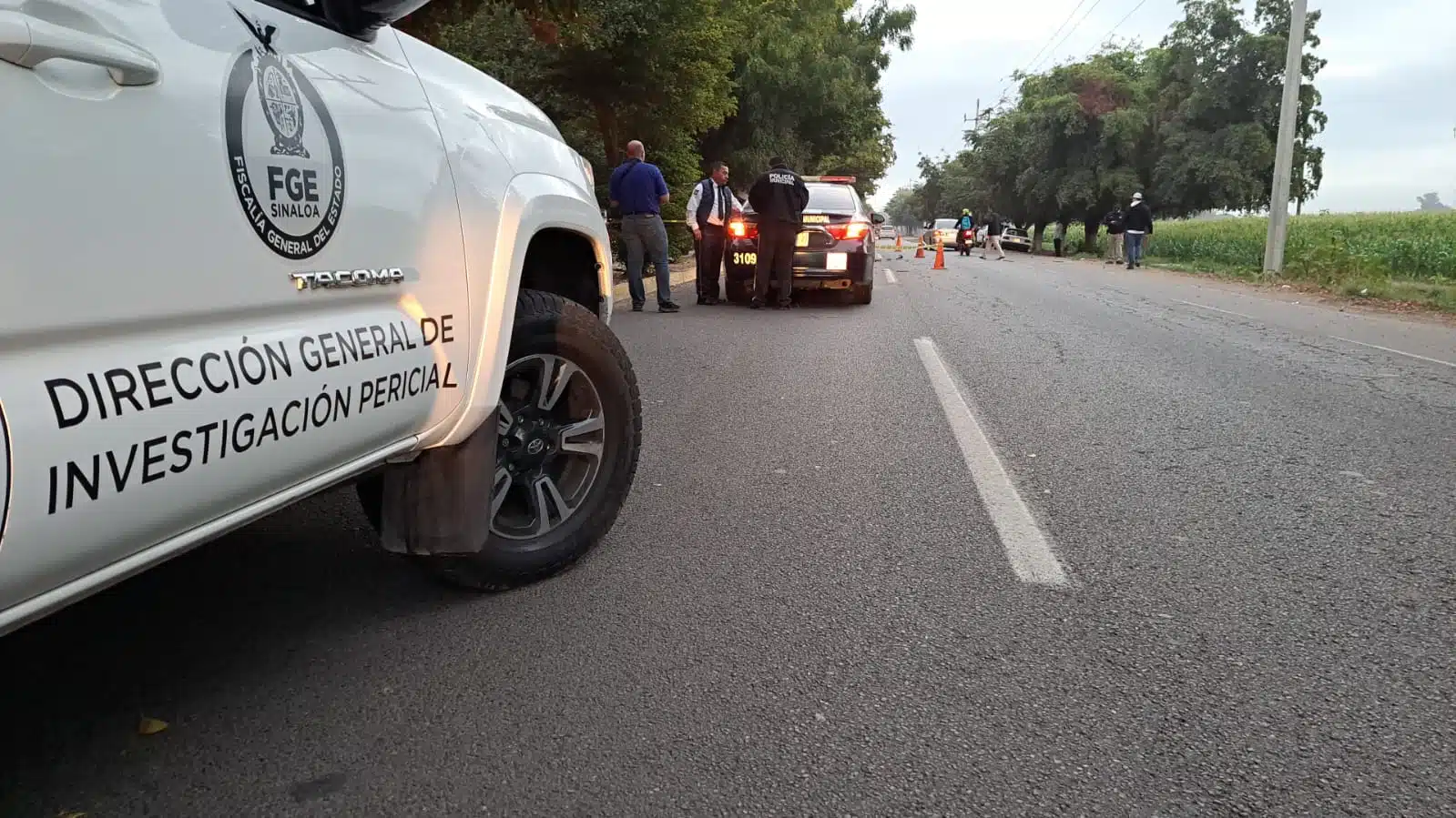 El accidente ocurrió sobre la carretera Culiacán-Navolato entre los poblados de Convención de Aguascalientes y La Sinaloa.
