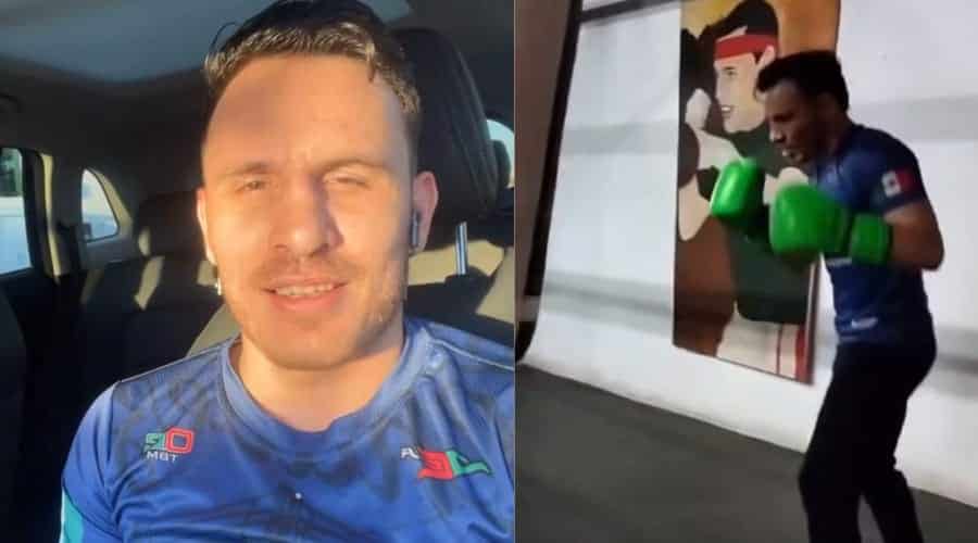 Omar Chávez compartió en sus redes algunos segundos de su entrenamiento