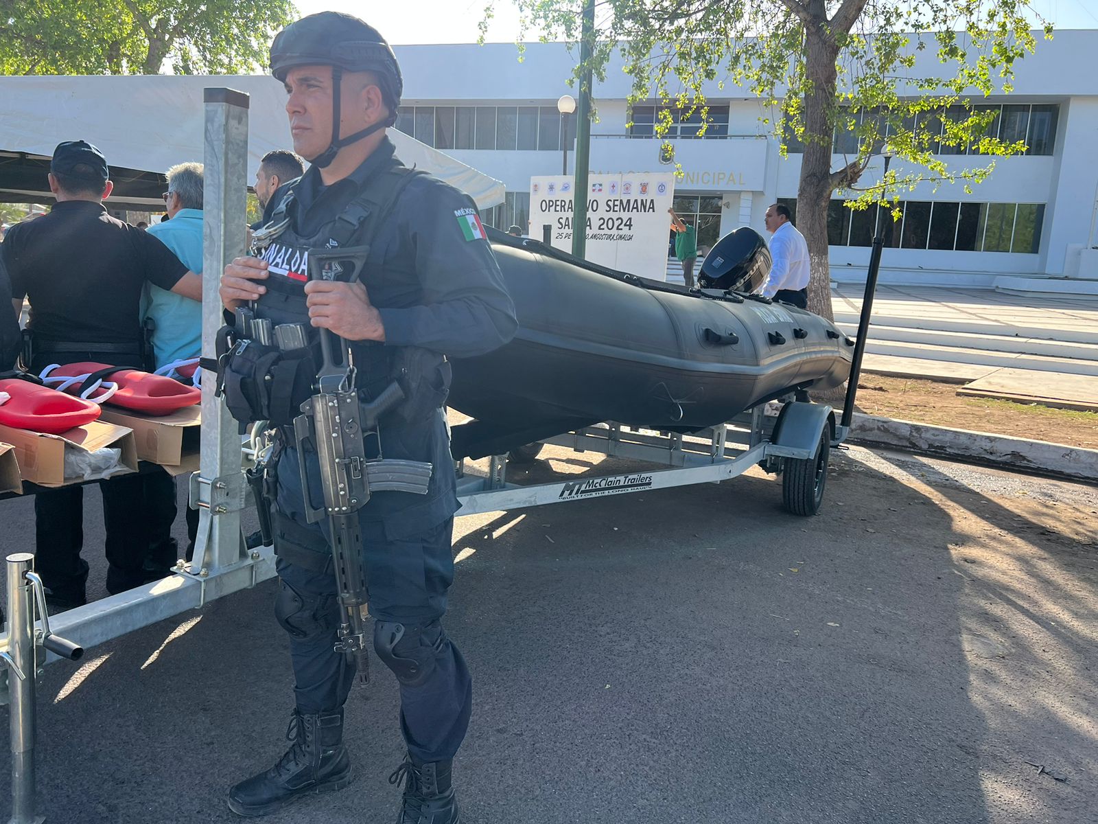 Operativo de Seguridad Semana Santa 2024 en Angostura
