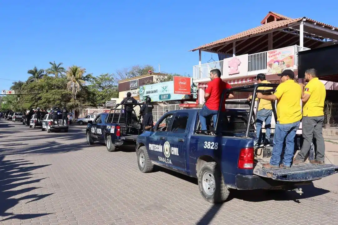 Arranca operativo de seguridad Semana Santa 2024 en Sinaloa de Leyva.